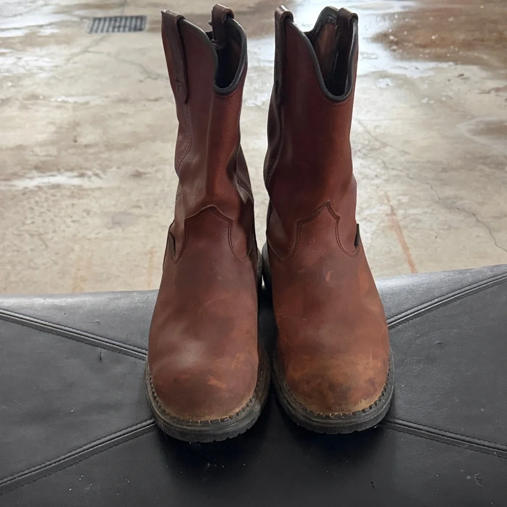 Men's Brown Leather Red Wing Boots